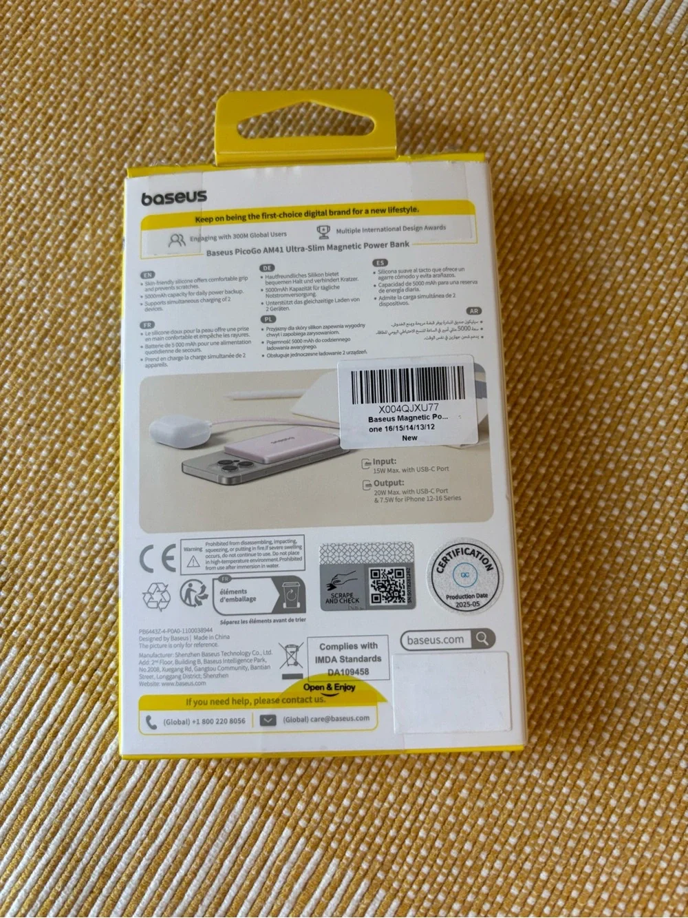 PicoGo AM41 5000mAh Magnetic Power Bank